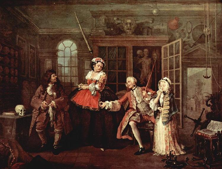 William Hogarth Mariage a la Mode France oil painting art